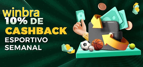 10% de bônus de cashback na winbra